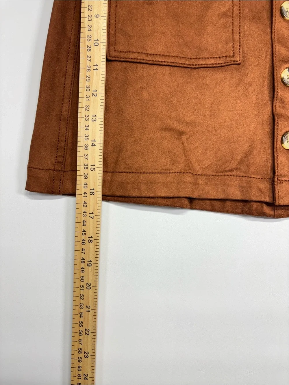 ✨American Eagle Super Stretch Brown Velvet Mini Skirt Size 4